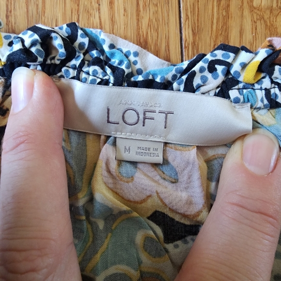 LOFT Multicolor Patterned Dress - Picture 3 of 7